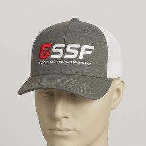 Glock Perfection Dark Heather Gray RO Mesh Baseball Cap Onesize